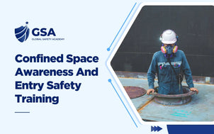 Confined Space Awareness And Entry Safety Training course image showing an industrial operator entering a confined workspace.