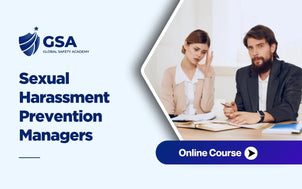 Managers participating in Sexual Harassment Prevention training, focusing on workplace conduct, complaint handling, employee protection, and creating a respectful work environment.