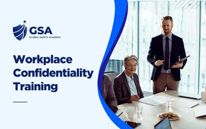 Workplace Confidentiality Training session in an office meeting room with professionals